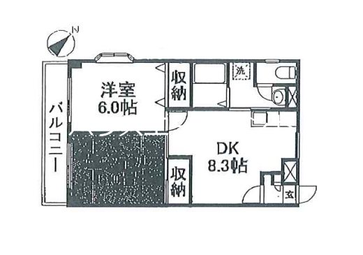 Break Area #1 108号室 間取り