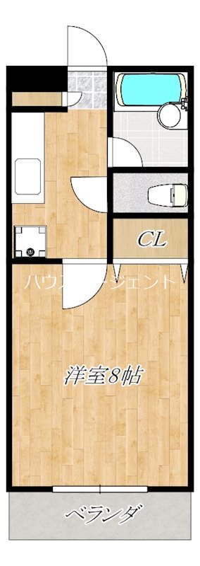 ヒコタビル 203号室 間取り