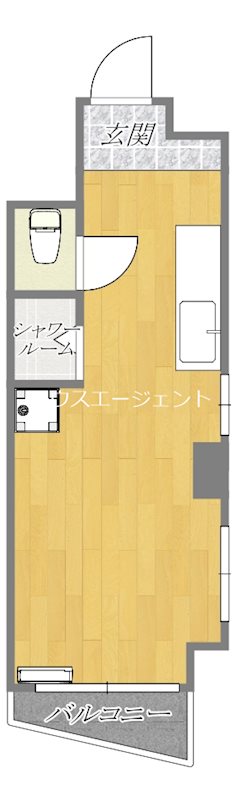 庄司ビル  206号室 間取り