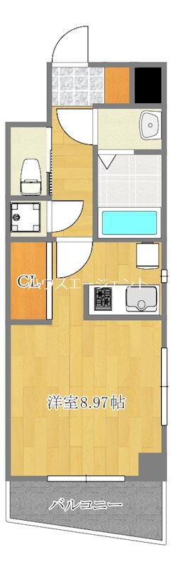 工芸館きうち２ 303号室 間取り