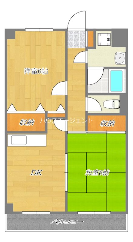 第５サヨネビル 102号室 間取り