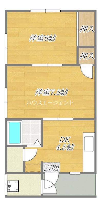 コーポ由喜美 間取り図