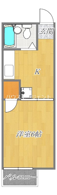 ブルミエ・ド・クレールⅡ 108号室 間取り