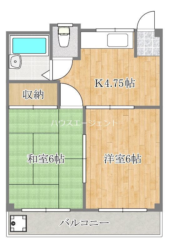 エスポワール 302号室 間取り
