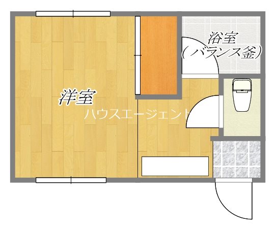 栗原コーポ 102号室 間取り