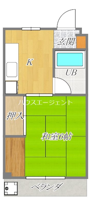 葛西壱番館 302号室 間取り