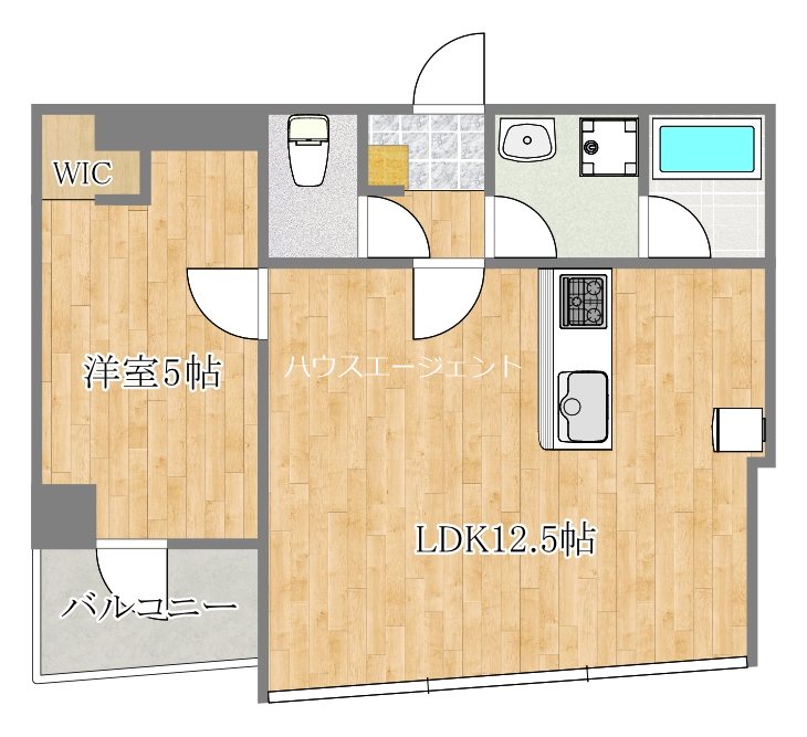 Residence新川橋 302号室 間取り
