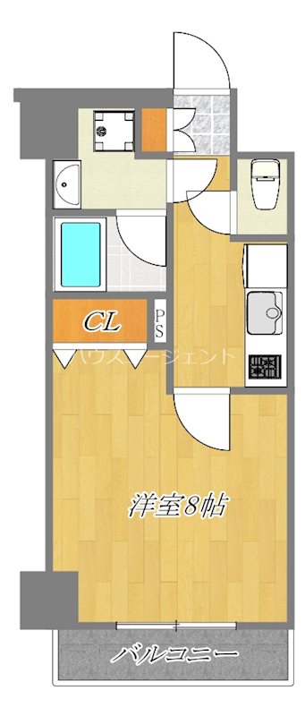 メインステージ西葛西Ⅱ 208号室 間取り