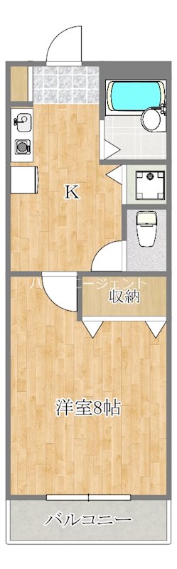 エシック葛西 201号室 間取り