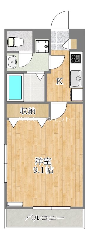リブリ・デエム 301号室 間取り