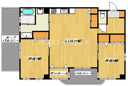 カスタム南葛西 302号室 間取り