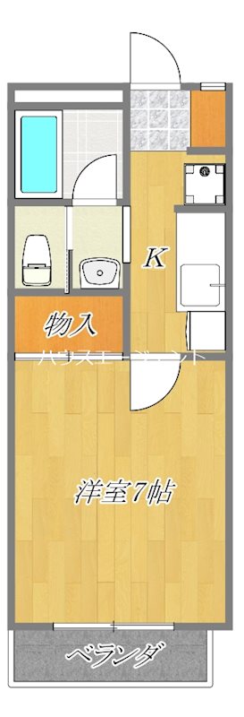ファーストハウス 203号室 間取り