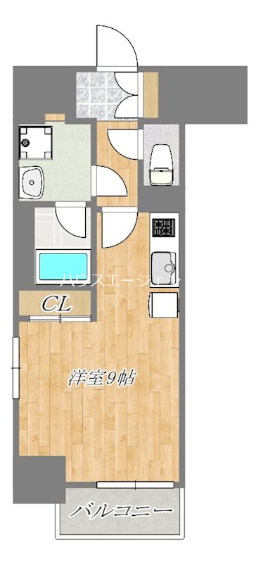 デュオフラッツ葛西 801号室 間取り