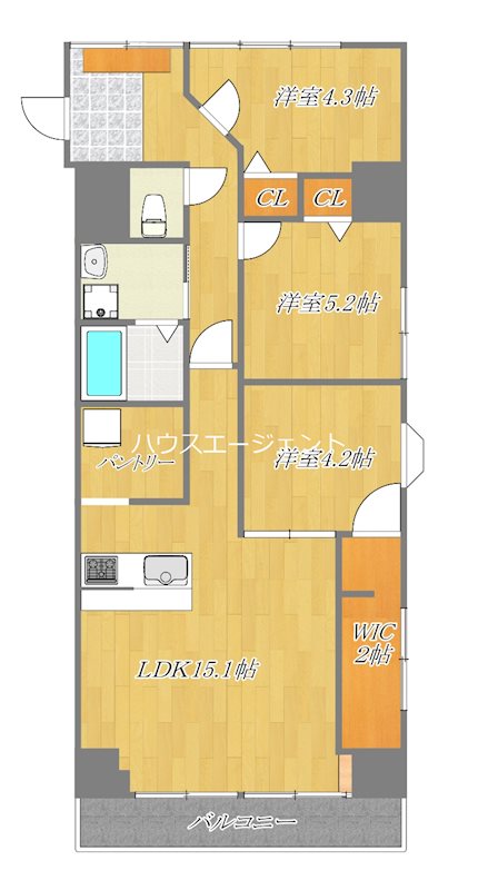 ファミール西葛西 間取り図