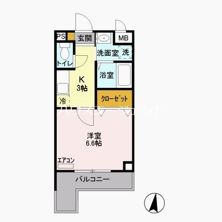ARAKISS PLAZA 201号室 間取り