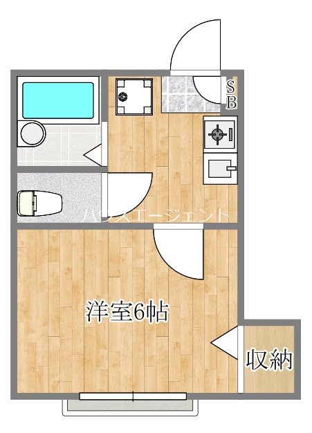 サンセットビィラ 202号室 間取り