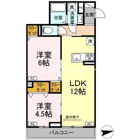 グラナーデ中葛西Ⅱ 205号室 間取り