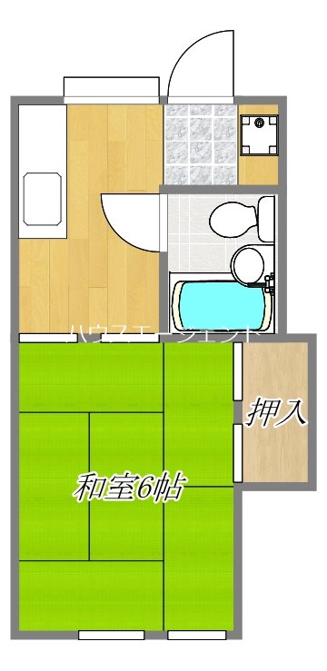 コーポタカ 103号室 間取り