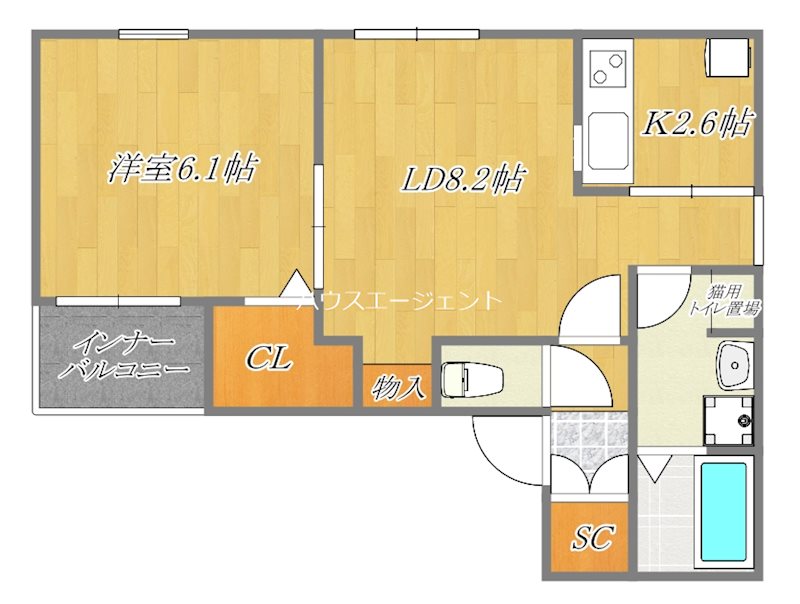 サン・シャトン 間取り図