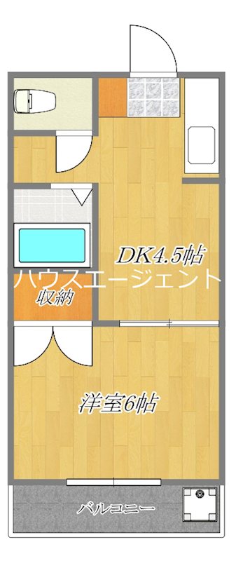 ローズパティオ 202号室 間取り