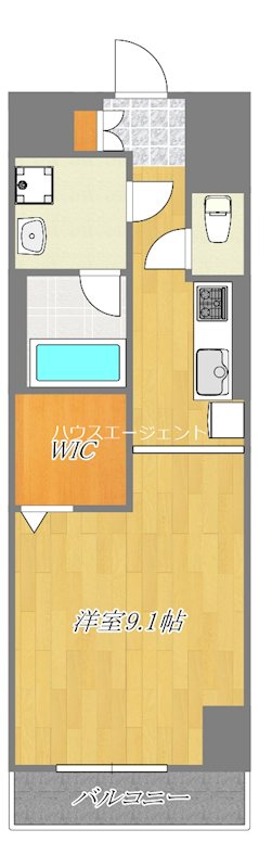 Arise　Kitakasai 303号室 間取り