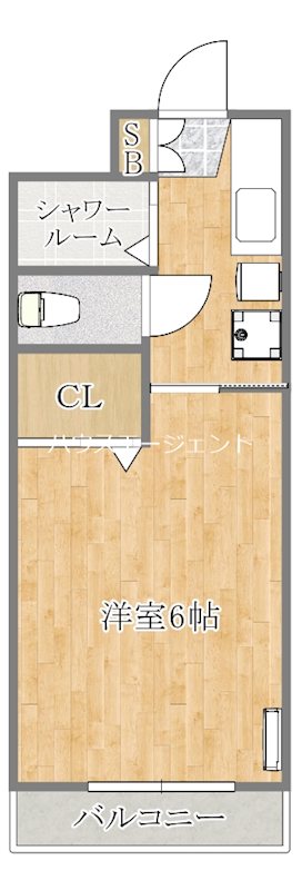 アリスヴィラ 105号室 間取り