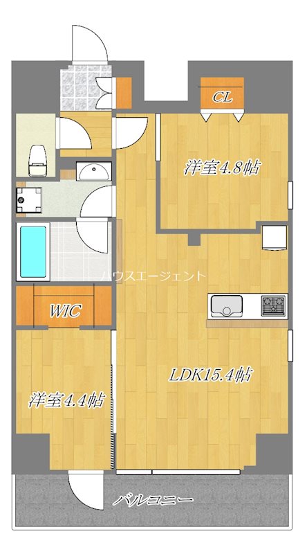 デュオフラッツ葛西 1003号室 間取り