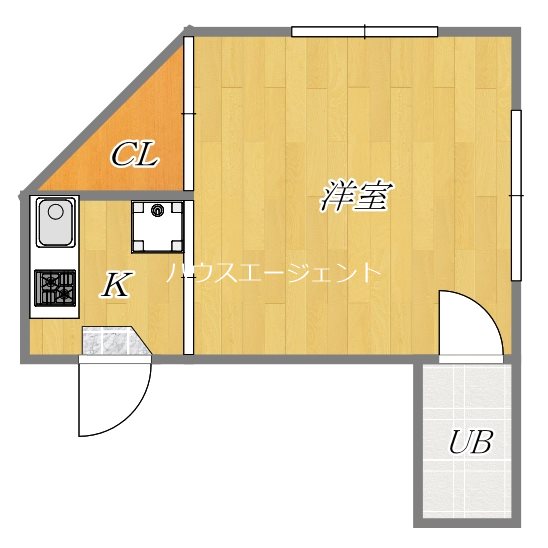 栄華ビル 401号室 間取り