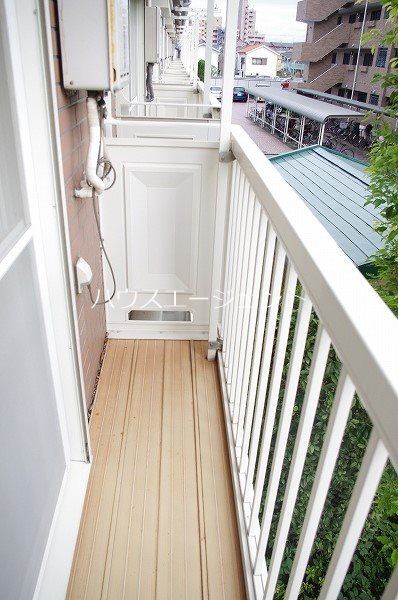 第６松屋コーポ ベランダ