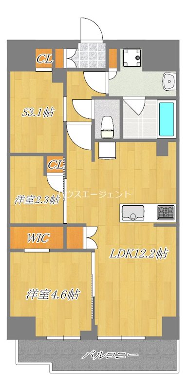 コンフォリア東葛西 306号室 間取り