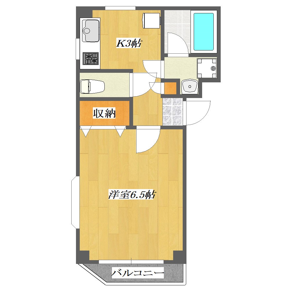 レーゲンボーゲン 間取り図