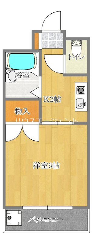 第２三和ビル 302 ｇ号室 間取り