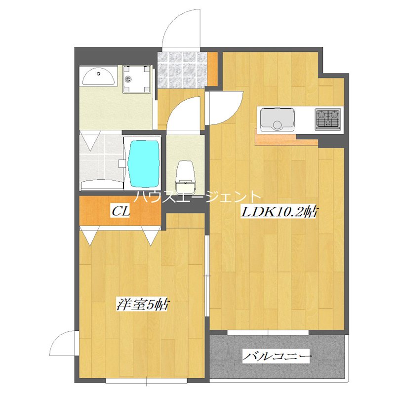 クリーン　ハイツ 305号室 間取り