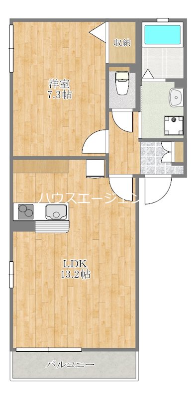 シャルマングーテ 301号室 間取り
