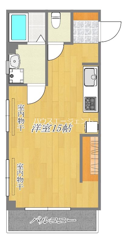 モア９ 303号室 間取り