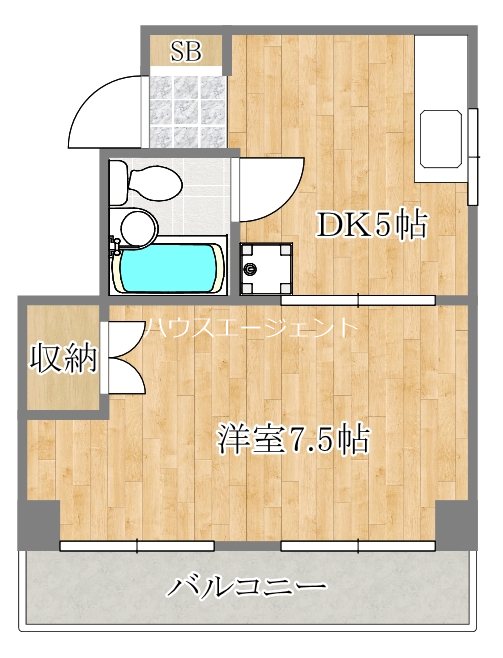 BLDG 福島 402号室 間取り