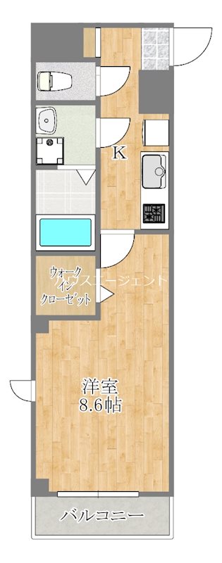 ルージェ東葛西 306号室 間取り
