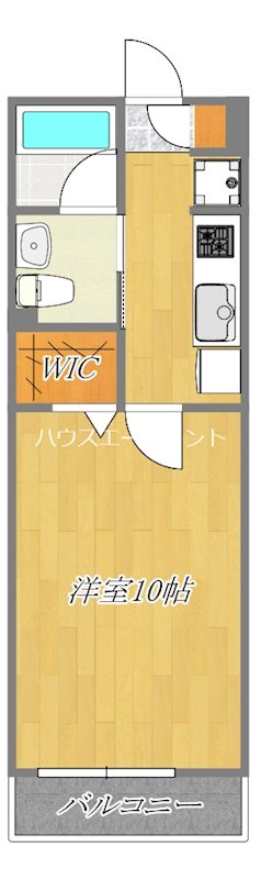 さらさ４ 424 ｇ号室 間取り