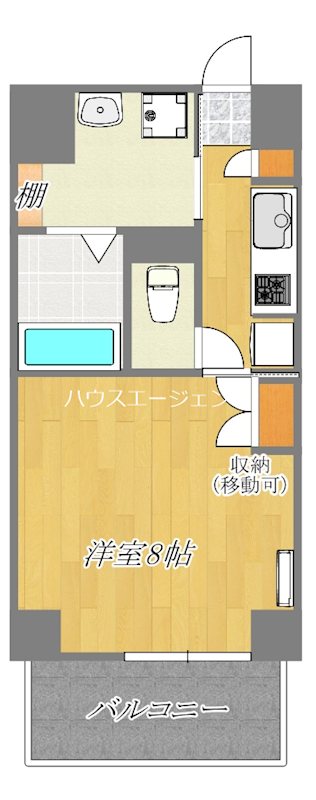 ステーション・タワー・ウラヤス 1202号室 間取り