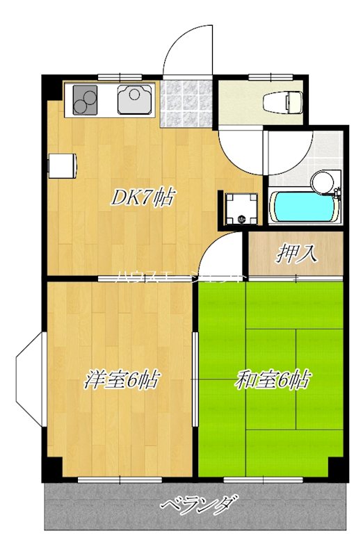 第１関口マンション 201号室 間取り