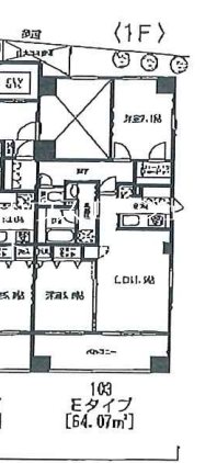 エトワール宇喜田 103号室 間取り
