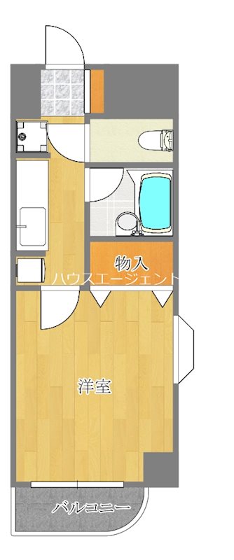 グラン・パアレ2 107号室 間取り
