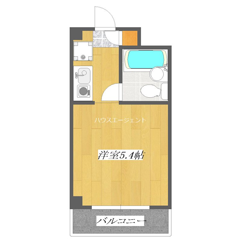 スマイルキングビル 708号室 間取り