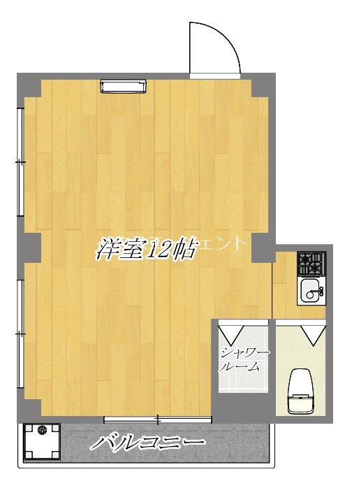 Ibis  301号室 間取り