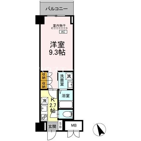 サンジョイアゼロ 218号室 間取り