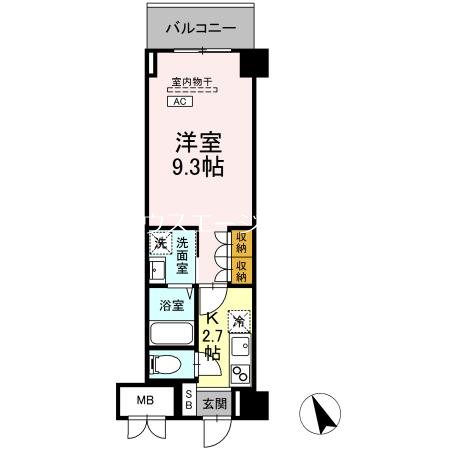 サンジョイアゼロ 219号室 間取り