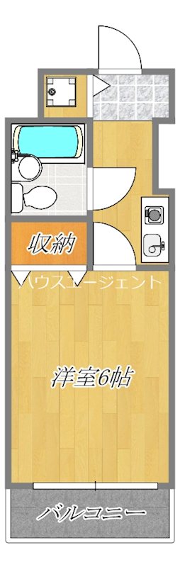 レジデンス仲村 402号室 間取り