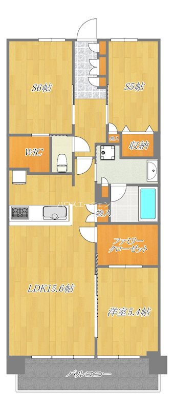 イニシア葛西 402号室 間取り
