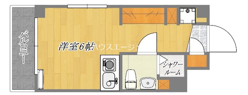 フローラ５ 527ｇ号室 間取り