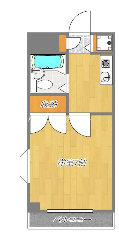 グランドマンション 312ｇ号室 間取り